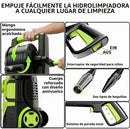 2026New Hidrolimpiadora 200 Bar Pantalla Táctil 8 Niveles, Caudal 280–500 l/h, Boquilla 6-in-1, 90 cm de Altura, 60 m²/h, con Manguera, Lanza y Depósito de Espuma 500 ml, Coche/Jardín/Hogar