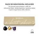 2026 Cafetera de cápsulas Krups Nespresso Pixie Redesign | Espresso y lungo | Estilo industrial | Bajo consumo energético | Apagado automático | Bandeja ajustable | Cápsulas reciclables | Modelo XN306T