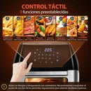 Aigostar Freidora Aire 12L con Sistema giratorio 1500W, Horno de Aire