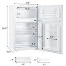 2026 Mini refrigerador EUHOMY de 3,2 pies cúbicos – Empotrable o independiente