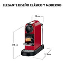 2026 Cafetera de cápsulas Krups Nespresso Pixie Redesign | Espresso y lungo | Estilo industrial | Bajo consumo energético | Apagado automático | Bandeja ajustable | Cápsulas reciclables | Modelo XN306T