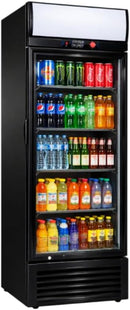 armario, 59 × 59 × 190,5 cm, 350L, Générique, Armario de bebidas refrigerado genérico 350L con dosel, vitrina refrigerada profesional para comercios