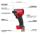 2026 Milwaukee 3697-27 Set Completo M18 Fuel con 7 Herramientas