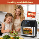 Aigostar Freidora Aire 12L con Sistema giratorio 1500W, Horno de Aire