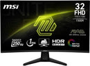 Monitores, negro, MSI, MSI Monitor Gaming mag 32C6X, 1920x1080 (FHD), 31.5', 16:9, Curve 1500R