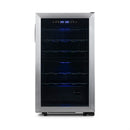 2026 Refrigerador de Vinos Independiente Newair® – 28 Botellas (48 cm), Doble Zona, Acero Inoxidable