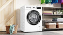 2026 Bosch WAN282K3, Serie 4, Lavadora de carga frontal, 8 kg, 1400 rpm, SpeedPerfect, máximo ahorro de energía y agua, función de añadir ropa, especialmente higiénica, AquaStop, IronAssist
