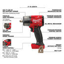 2026 Milwaukee 3697-27 Set Completo M18 Fuel con 7 Herramientas