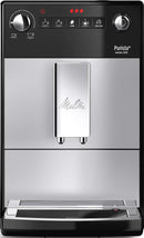 cafetera F230-101, 20 cm, plata, Melitta, Cafetera Automática con Molinillo Silencioso, 15 Bares