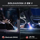 ARCCAPTAIN Soldador Inverter ARC 200 A 2 en 1 con Lift TIG, 230 V
