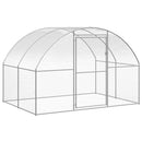 2026 Recinto para gallinas de acero galvanizado – Jaula exterior 3 x 4 x 2 m, recorrido libre, gallinero