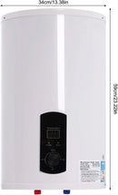 35L 2000W Electric Water Heater Electric Water Heater Intelligent Thermal Heater Digital Operation for Bathroom and Kitchen Sink