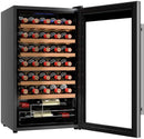Bodegas de vino independientes, 80 L, con iluminación LED, regulable, Cecotec, Temperatura regulable de 5 a 18oC, LED interior.