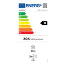 2026 Congelador vertical Bauknecht GKN 2173 A3+ – 309 litros, independiente, clase energética A+++, blanco