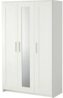 2026 IKEA Clóset con 3 puertas BRIMNES, blanco, 117x190 cm
