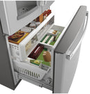 2026 Refrigerador French Door GE Profile™ Series ENERGY STAR® de 27.7 pies cúbicos, resistente a huellas dactilares, con llenado automático manos libres