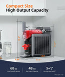 2026 Máquina de granizados con inicio diferido de 24 horas y mantenimiento en frío, capacidad de 68 oz, función autonetificante, máquina de bebidas heladas con 5 programas preconfigurados, margaritas congeladas, batidos y más