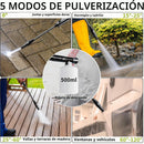 2026New Hidrolimpiadora 200 Bar Pantalla Táctil 8 Niveles, Caudal 280–500 l/h, Boquilla 6-in-1, 90 cm de Altura, 60 m²/h, con Manguera, Lanza y Depósito de Espuma 500 ml, Coche/Jardín/Hogar