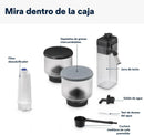 2026 De'Longhi Rivelia EXAM440.55.G, Cafetera Superautomática con LatteCrema Hot, Espumador de Leche Automático, Tamaño Compacto, 16 Recetas, Pantalla Táctil a Color, Gris
