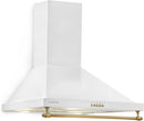 Klarstein Campanas de pared, 60 cm, 165W, con iluminación LED, aluminio, blanco, para la cocina