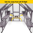 aivituvin Recinto Exterior para Gatos – Gran Área de Juego para Gatos