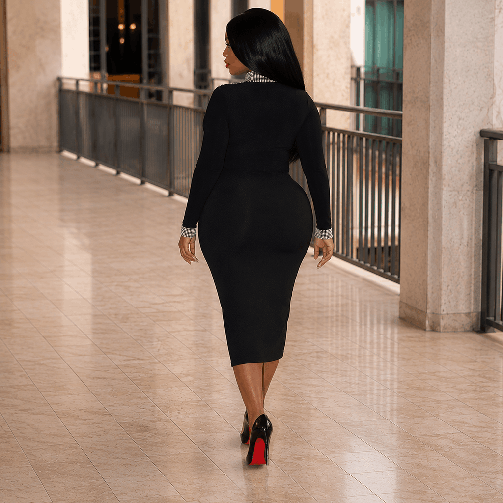 Women’s Stone Classy Fitted Dress