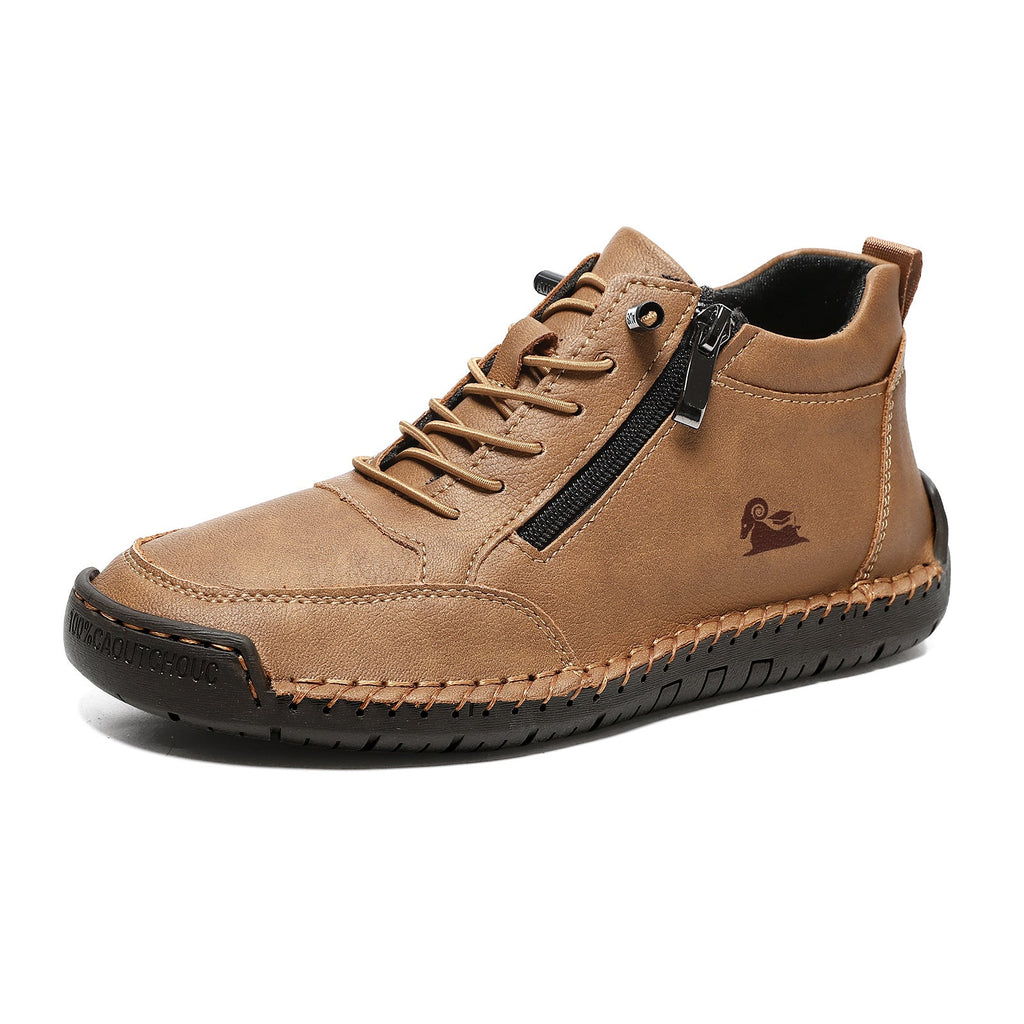Women’s Handcrafted Casual Shoes – Soft Sole Lace-Up Flat Comfort Shoes