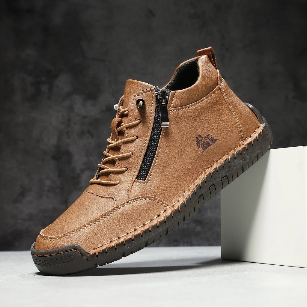 Women’s Handcrafted Casual Shoes – Soft Sole Lace-Up Flat Comfort Shoes