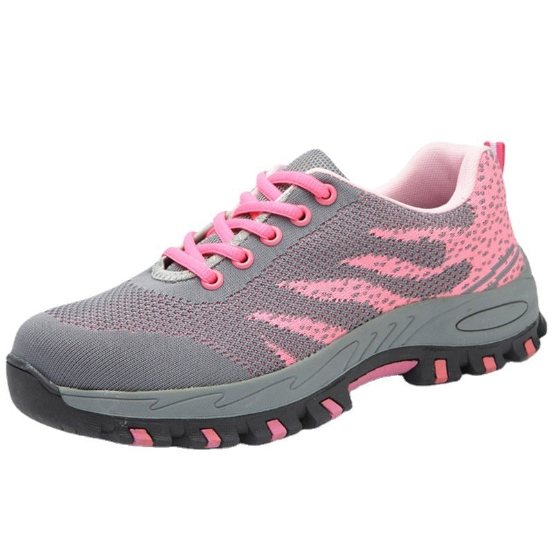 Women’s Protective Work Shoes – Lightweight Steel Toe Casual Safety Sneakers