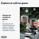 2026 De'Longhi Rivelia EXAM440.55.G, Cafetera Superautomática con LatteCrema Hot, Espumador de Leche Automático, Tamaño Compacto, 16 Recetas, Pantalla Táctil a Color, Gris