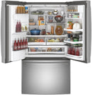 2026 Refrigerador French Door GE Profile™ Series ENERGY STAR® de 27.7 pies cúbicos, resistente a huellas dactilares, con llenado automático manos libres