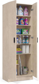 armario, 60 cm, beige, duehome, Medidas: 60 cm (Ancho) x 180 cm (Alto) x 37 cm (Fondo)