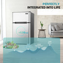 2026 Mini refrigerador EUHOMY de 3,2 pies cúbicos – Empotrable o independiente