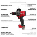 2026 Milwaukee 3697-27 Set Completo M18 Fuel con 7 Herramientas