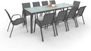 silla, 240 cm, gris, para el jardín, para el salón, IDMarket