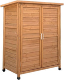 armario, regulable, para el jardín, diseño vertical impermeable con almohadillas ajustables, fácil de montar para patio