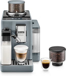 2026 De'Longhi Rivelia EXAM440.55.G, Cafetera Superautomática con LatteCrema Hot, Espumador de Leche Automático, Tamaño Compacto, 16 Recetas, Pantalla Táctil a Color, Gris