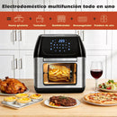 Aigostar Freidora Aire 12L con Sistema giratorio 1500W, Horno de Aire