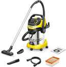 Kärcher V-30/6/22/T aspirador, 1300 W, 30 l, Aspirador en Seco y Húmedo WD 6 P S V-30/6/22/T, Manguera aspiración 2 m y almacenamiento manguera