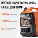 AIVOLT Generador Inverter Silencioso de Gasolina 1400W