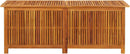 ARKEM Caja de almacenaje de jardín Madera Maciza Acacia 150x50x58 cm Mueble Exterior almacenaje Armario Jardin Exterior Banco arcon Jardin Exterior