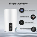 35L 2000W Electric Water Heater Electric Water Heater Intelligent Thermal Heater Digital Operation for Bathroom and Kitchen Sink
