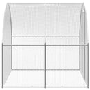 2026 Recinto para gallinas de acero galvanizado – Jaula exterior 3 x 4 x 2 m, recorrido libre, gallinero