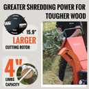 2026 Trituradora de Madera EFCUT C40 – Capacidad de 10 cm – Motor 9HP 274cc – Astilladora Térmica de Alto Rendimiento