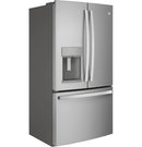 2026 Refrigerador French Door GE Profile™ Series ENERGY STAR® de 27.7 pies cúbicos, resistente a huellas dactilares, con llenado automático manos libres